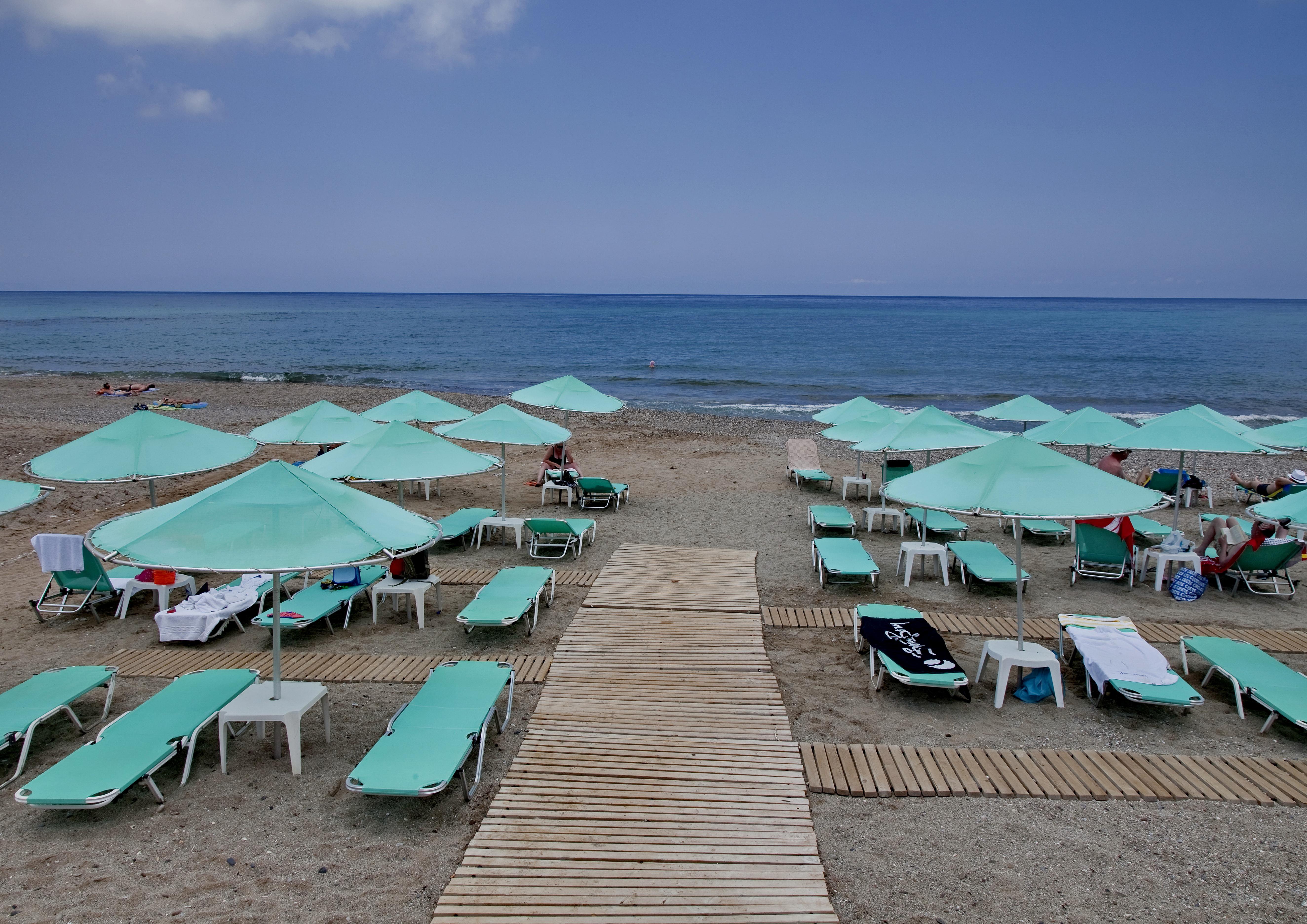 Jo An Beach Hotel Adelianos Kampos Bagian luar foto